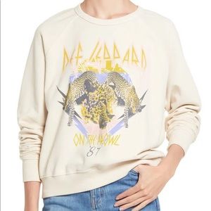 Daydreamer Cream Leopard Graphic Hoodie